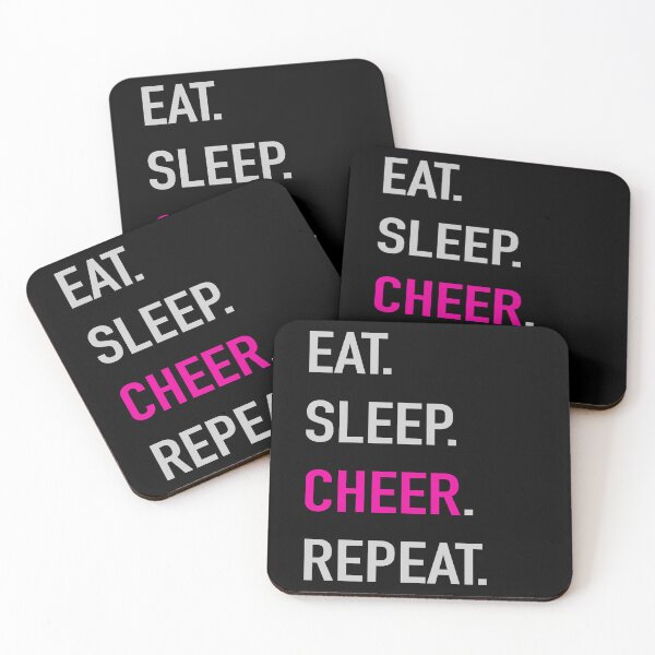 Item preview, EAT. SLEEP. CHEER. REPEAT. designed and sold by ArtPricarpe.