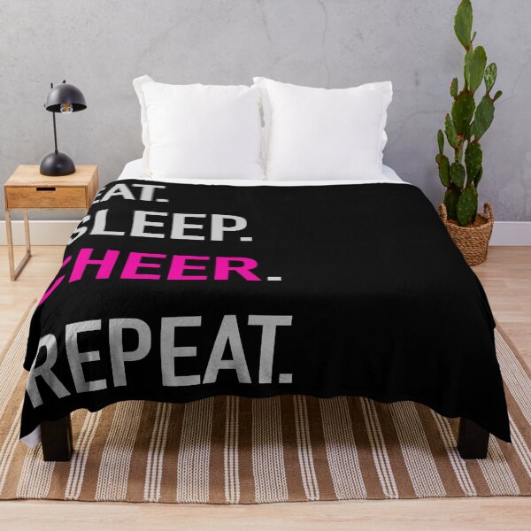 Item preview, EAT. SLEEP. CHEER. REPEAT. designed and sold by ArtPricarpe.