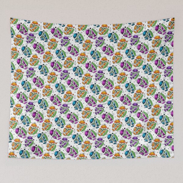 Item preview, Art nouveau flowers designed and sold by NeonEye-Designs.
