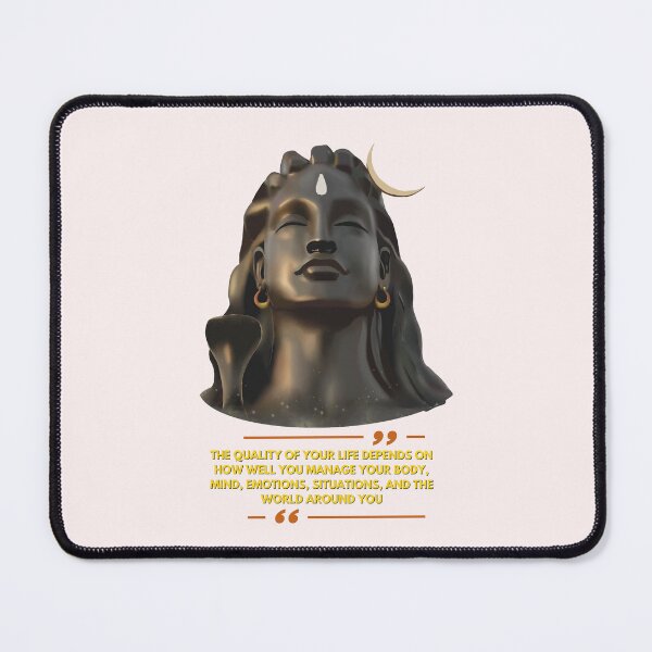 Item preview, Adiyogi Quote Sticker / T Shirt designed and sold by Designsleashed.