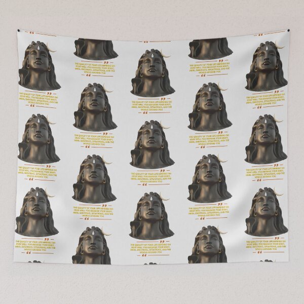 Item preview, Adiyogi Quote Sticker / T Shirt designed and sold by Designsleashed.