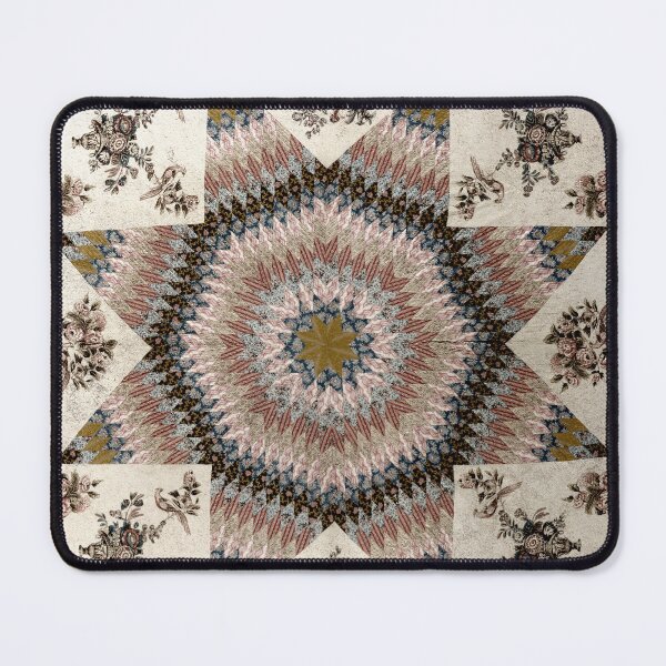 Item preview,  Vintage 'Star of Bethlehem' Quilt Textile Print | Cali Boho | Bossy Cat Home designed and sold by BossyCatHome.