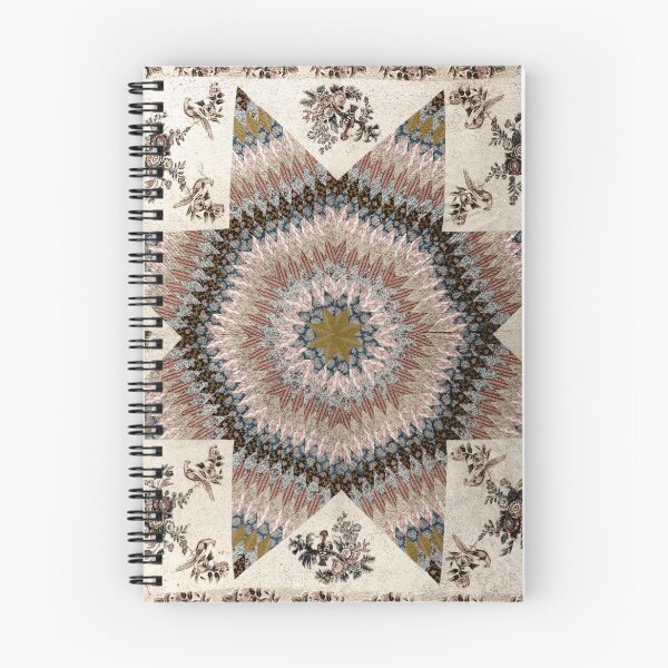 Item preview,  Vintage 'Star of Bethlehem' Quilt Textile Print | Cali Boho | Bossy Cat Home designed and sold by BossyCatHome.