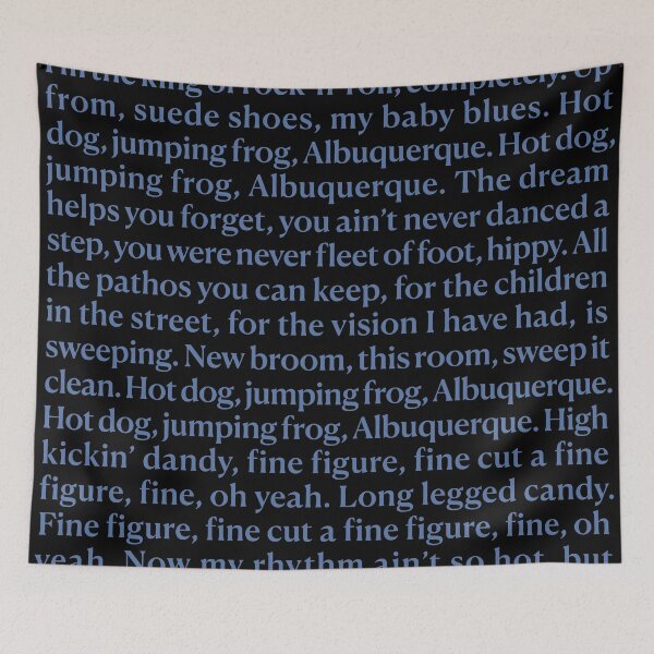 Item preview, King of Rock 'n' Roll - Prefab Sprout (lyrics) v.1 designed and sold by x1brett.
