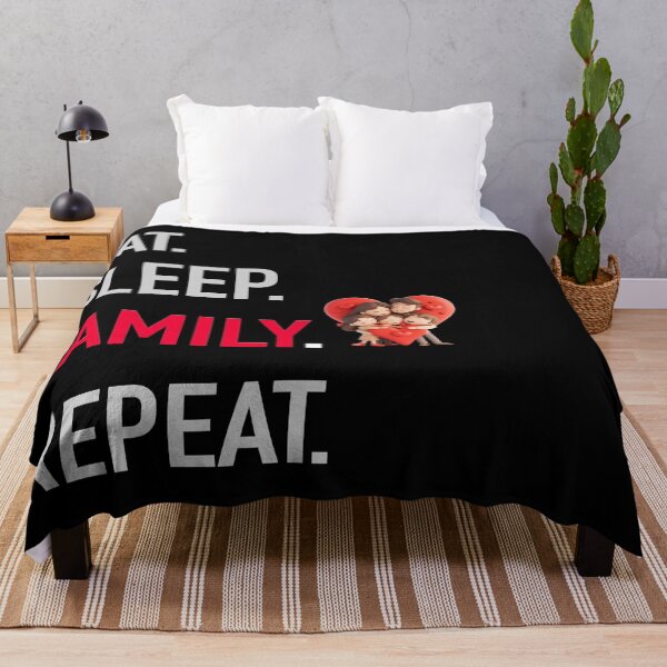 Item preview, EAT. SLEEP. FAMILY. REPEAT. designed and sold by ArtPricarpe.