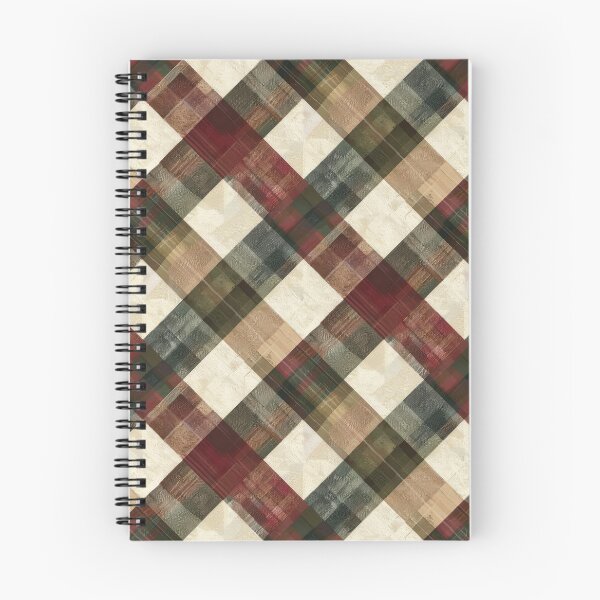 Item preview, Rustic Plaid Pattern with Earthy Tones designed and sold by ImagineCorner.