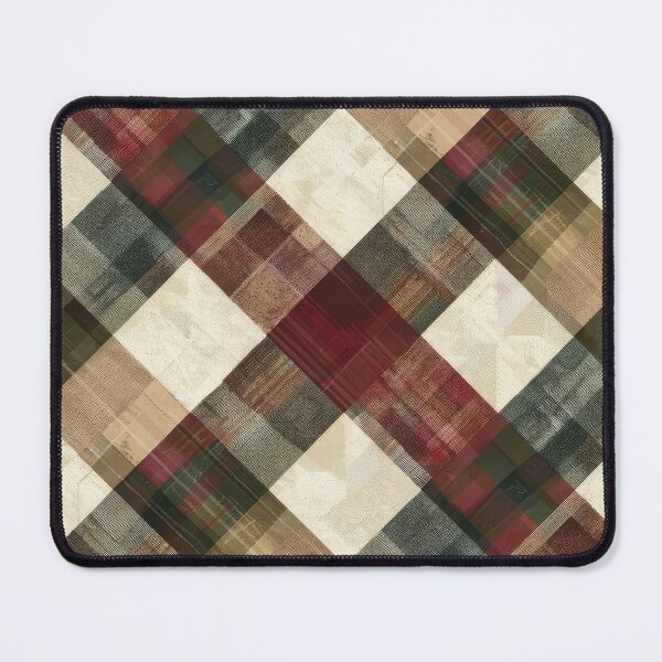 Item preview, Rustic Plaid Pattern with Earthy Tones designed and sold by ImagineCorner.