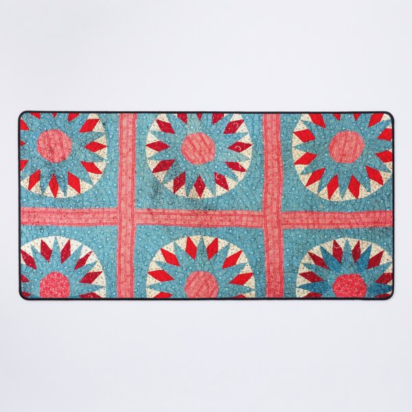 Item preview, 'Mariners's Compass' Quilt Textile Print | Cali Boho | Bossy Cat Home designed and sold by BossyCatHome.