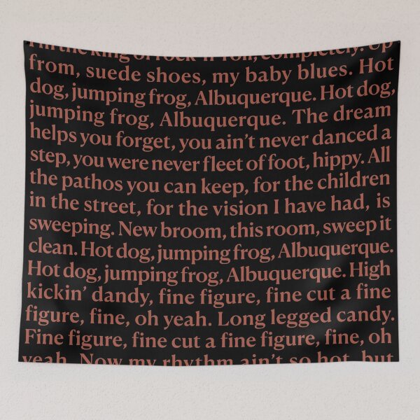 Item preview, King of Rock 'n' Roll - Prefab Sprout (lyrics) v.2 designed and sold by x1brett.
