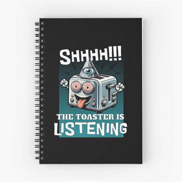 Item preview, Conspiracy Toaster Is Listening designed and sold by Betsytiptoe.