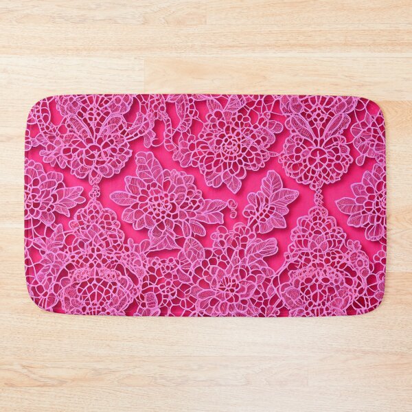 Item preview, Beautiful Pink Intricate Abstract Lace designed and sold by asurtiumgreen.