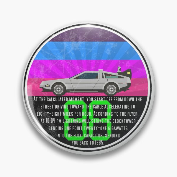 Item preview, DeLorean - Movie Quote designed and sold by CheeseMan01.
