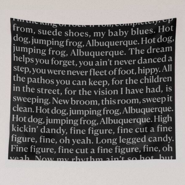 Item preview, King of Rock 'n' Roll - Prefab Sprout (lyrics) v.4 designed and sold by x1brett.