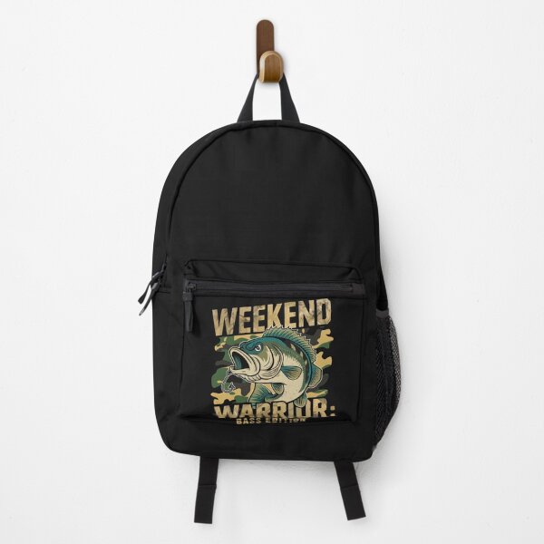 Item preview, Bass fishing funny angler weekend warrior designed and sold by wildTrack---.