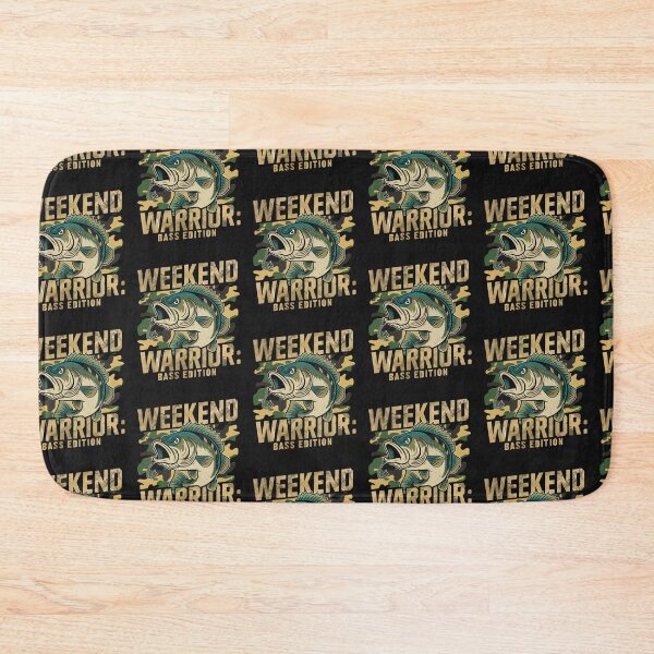 Item preview, Bass fishing funny angler weekend warrior designed and sold by wildTrack---.