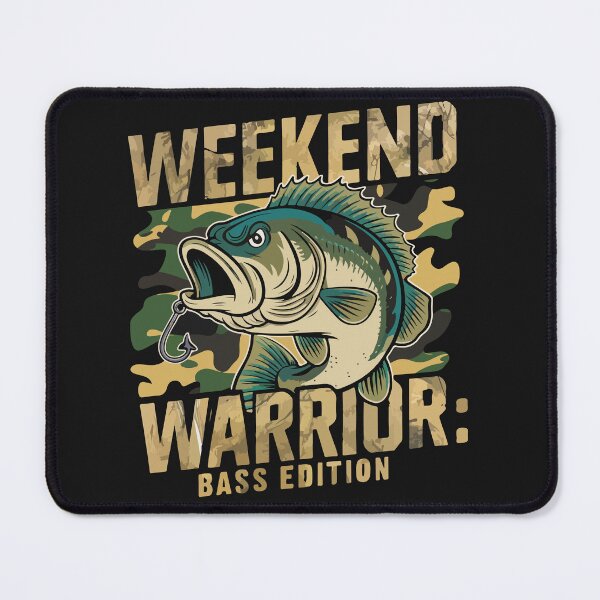 Item preview, Bass fishing funny angler weekend warrior designed and sold by wildTrack---.