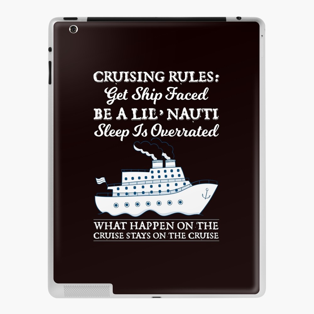 Cruising Rules Get Ship Faced Funny Cruise Tote Bag