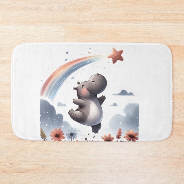 Item preview, Hippo Gazing at the Shooting Star designed and sold by 0penvimark.