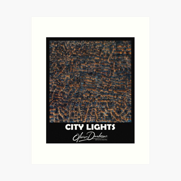 Aperçu de l'œuvre City lights 9 créée et vendue par olivier duchossoir.