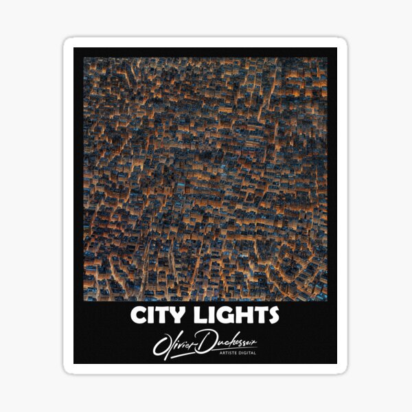 Aperçu de l'œuvre City lights 9 créée et vendue par olivier duchossoir.