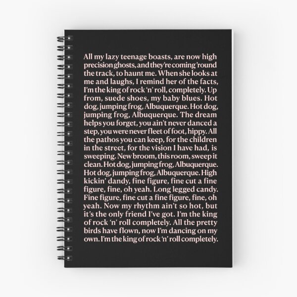Item preview, King of Rock 'n' Roll - Prefab Sprout (lyrics) v.5 designed and sold by x1brett.