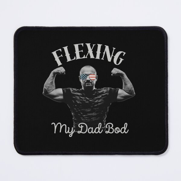 Item preview, Funny Fathers day Flexing My Dad bod Dad Bod Father Figure Funny Papa designed and sold by MotivaChic.