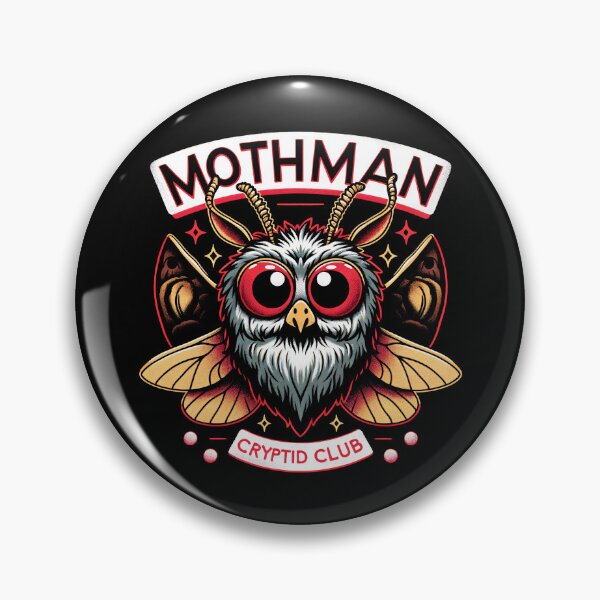 Item preview, Mothman Cryptid Club designed and sold by Shirt-Face.