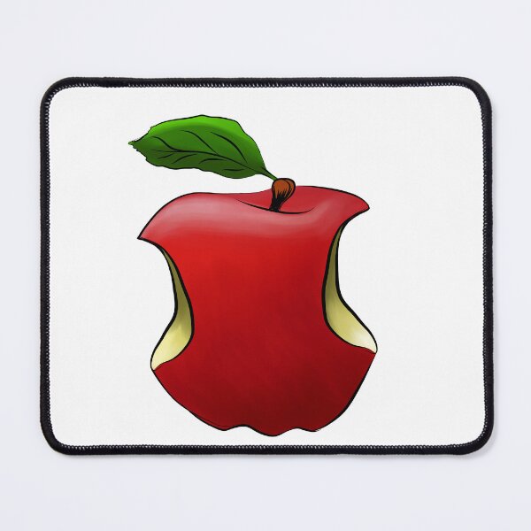 Item preview, Red apple with bite marks designed and sold by DesignsbySimons.
