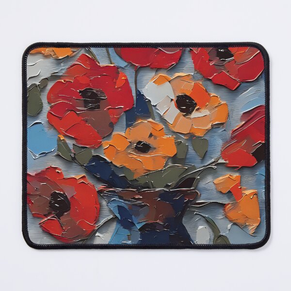Item preview, Vase Of Poppies designed and sold by Pokemondundee.