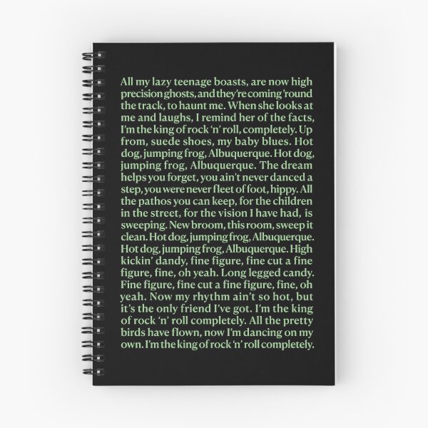 Item preview, King of Rock 'n' Roll - Prefab Sprout (lyrics) v.7 designed and sold by x1brett.