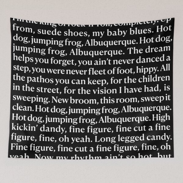 Item preview, King of Rock 'n' Roll - Prefab Sprout (lyrics) v.8 designed and sold by x1brett.