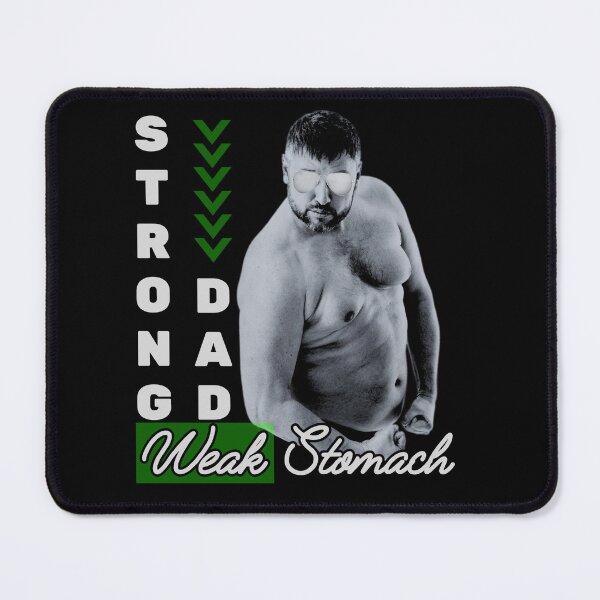 Item preview,  Funny Fathers Strong Dad Weak Stomach Dad Bod Father Figure Funny Papa  designed and sold by MotivaChic.