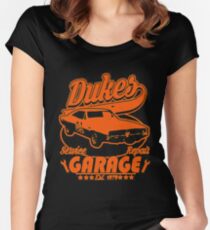 Dukes Garage Women's Fitted Scoop T-Shirt