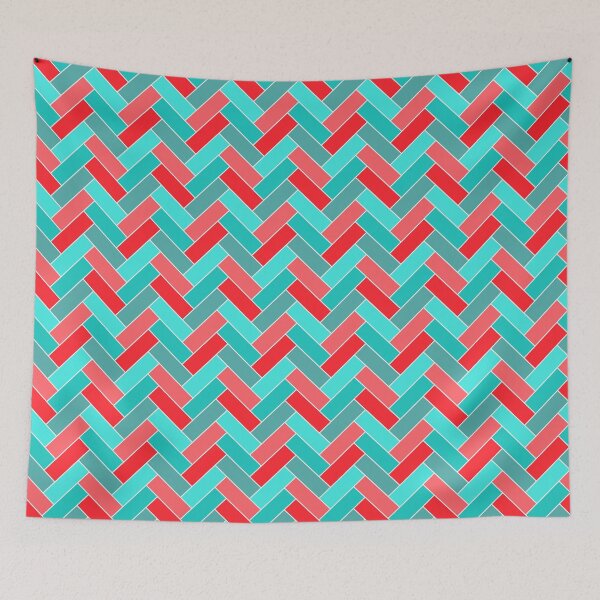 Item preview, Geometric Pattern: Herringbone Alt: Alina designed and sold by Red Wolf.