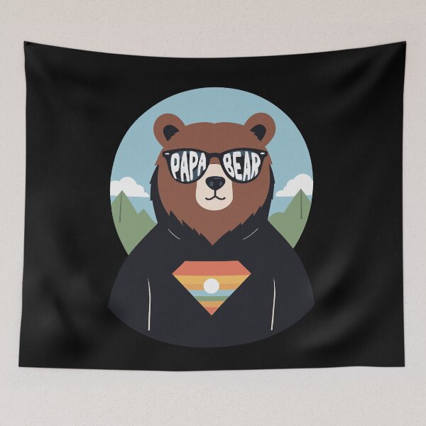 Item preview, Bear Father Funny Dad Perfect Style designed and sold by LuminOrb.