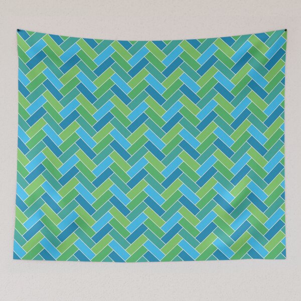 Item preview, Geometric Pattern: Herringbone Alt: Sokha designed and sold by Red Wolf.