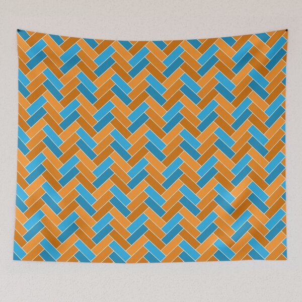 Item preview, Geometric Pattern: Herringbone Alt: Morris designed and sold by Red Wolf.