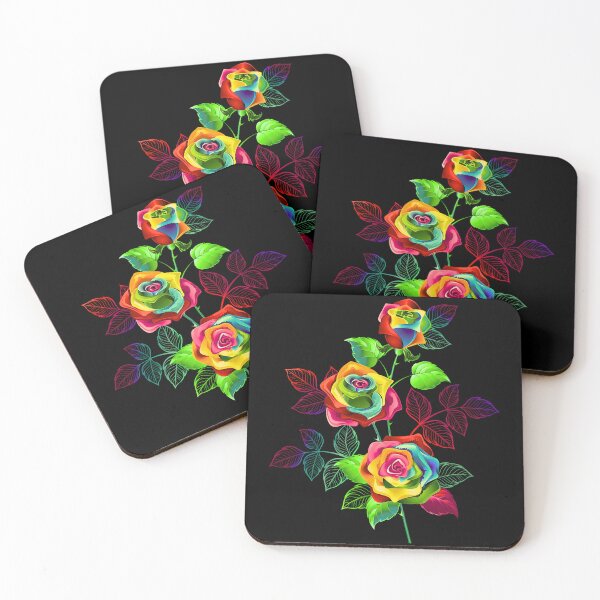 Item preview, rainbow colourful rose  designed and sold by ColorfulCreate.