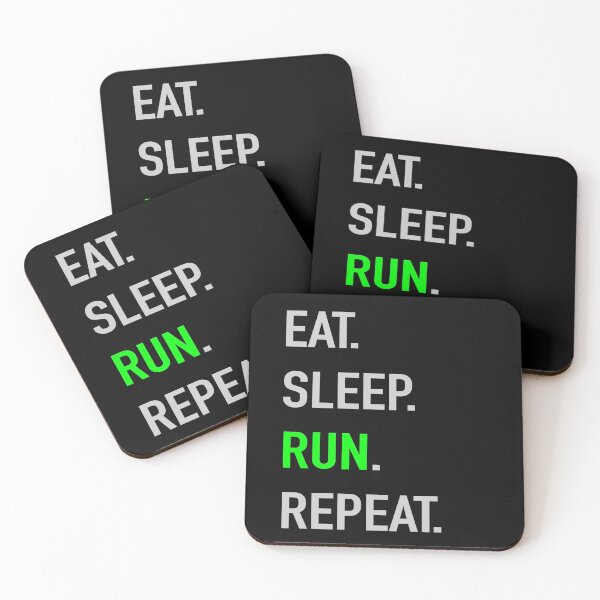 Item preview, EAT. SLEEP. RUN. REPEAT. designed and sold by ArtPricarpe.