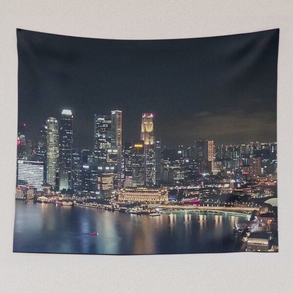 Item preview, Singapore - Singapura - Lion City Night Scapes #4 designed and sold by TheHappyK.