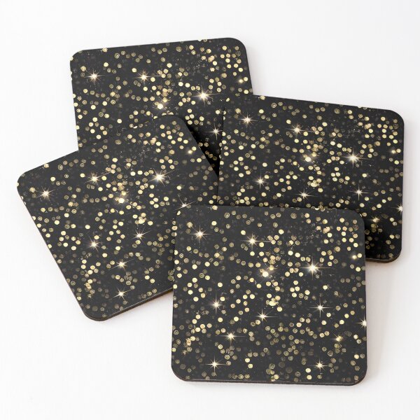 Item preview, Printed image of golden glitter and sequins v8 designed and sold by JaReVa.