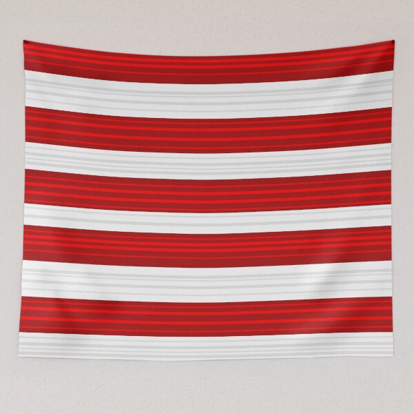 Item preview, Layered Classic Red and White Stripes  designed and sold by JaygiesDesign.