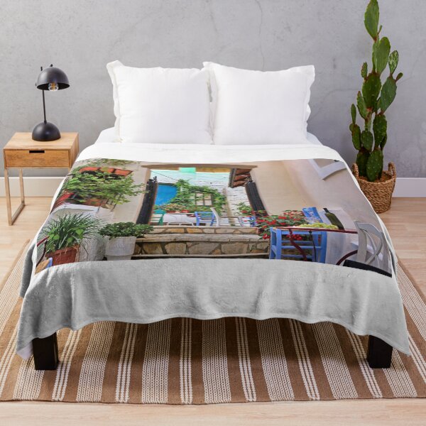 Item preview, Wine and grapes on the table in Parga Greece designed and sold by goceris.