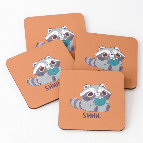 Item preview, Angry raccoon reading designed and sold by TaylorRoss1.