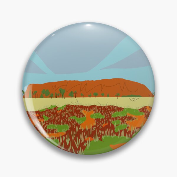Item preview, Uluru - Ayers Rock - Northern Territory - Central Australia - Landscape designed and sold by InkAndFibres.