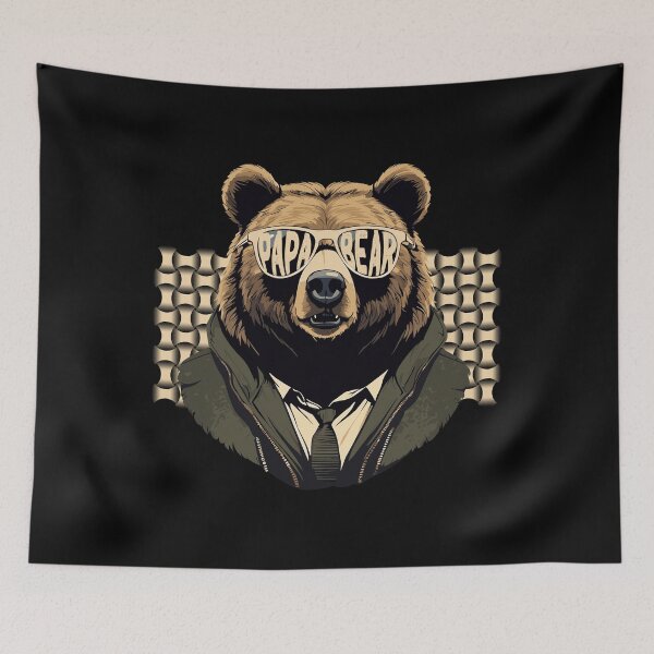 Item preview, Bear Dad Funny Dad Perfect Style designed and sold by LuminOrb.
