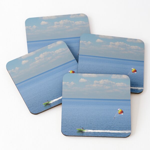 Item preview, Parasailing Valtos beach Parga Greece summertime designed and sold by goceris.