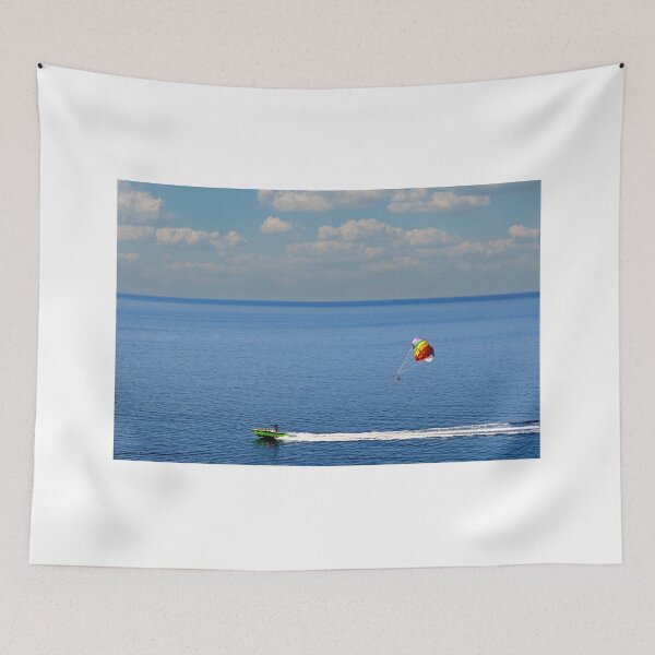 Item preview, Parasailing Valtos beach Parga Greece summertime designed and sold by goceris.