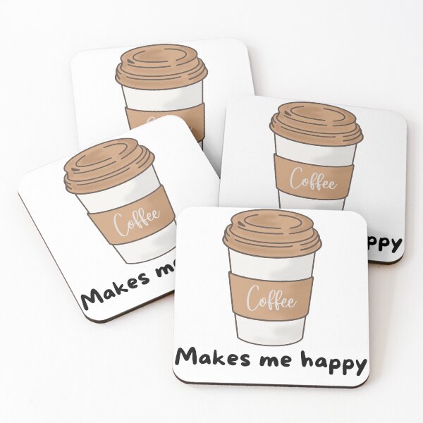 Item preview, Coffee makes me happy designed and sold by InkGlow.