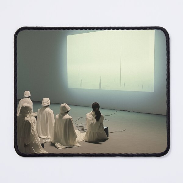 Item preview, Serene Projection: Contemporary Art Installation with Minimalist Design designed and sold by my-moody-place.
